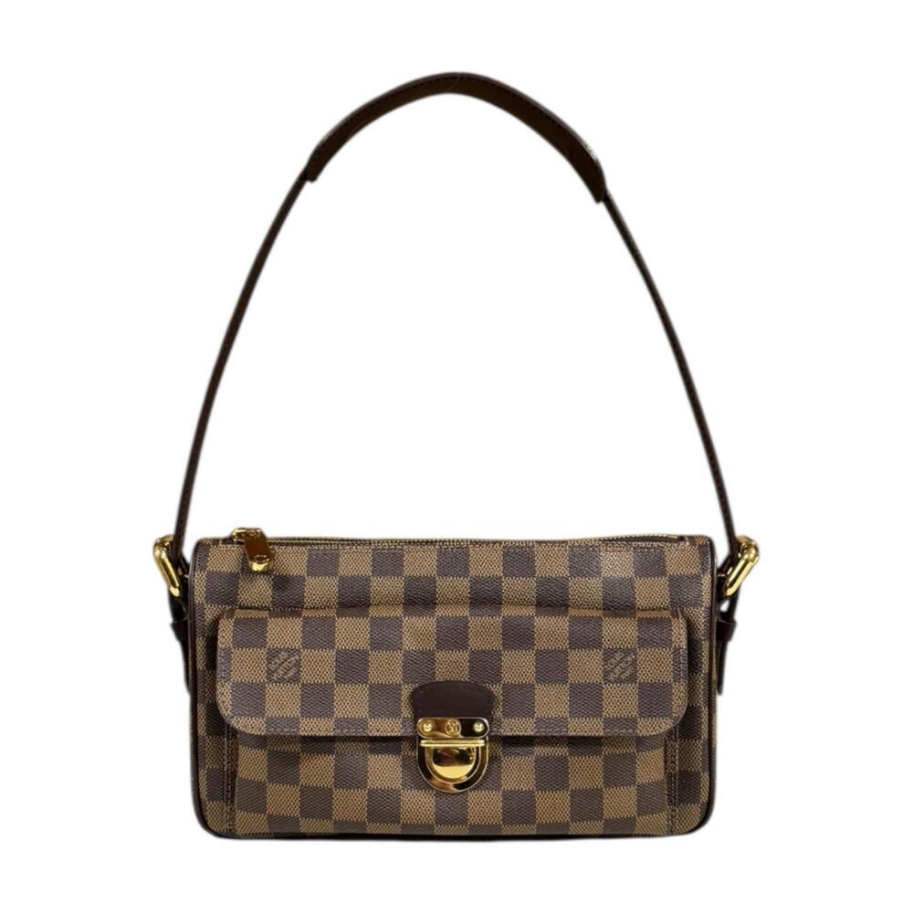 LOUIS VUITTON Authentic Brown Damier Canvas Shoulder Bag